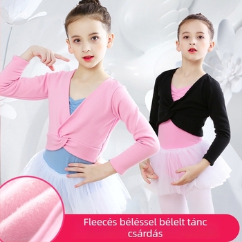 Gyerek tánckabát fleeces béléssel – téli/ősz szezonhoz, balethez, latin és néptánchoz, akril anyagú külső és akril bélés