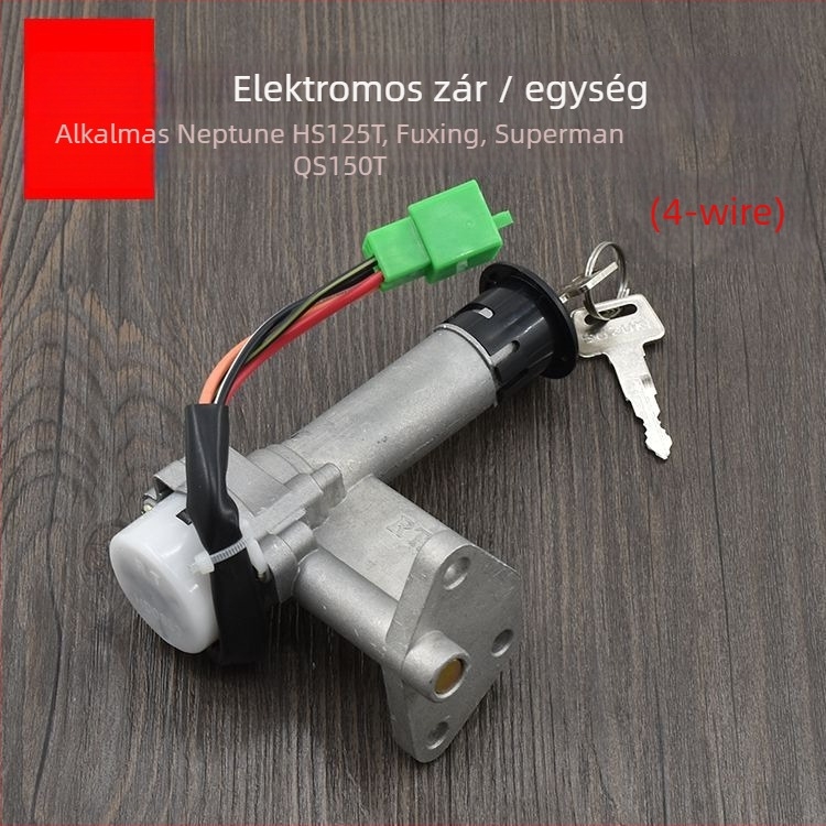 Motorkerékpár zárszett HS125T Mojielong-tól a Neptune-hoz – hosszú stílus, csúszás elleni funkció