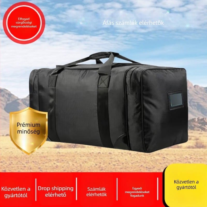 Szabadban végzett katonai edzésre tervezett táska, vízálló Oxford anyagból, vastagított kivitel, nagy kapacitás, uniszex