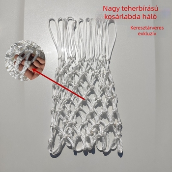 Kültéri kosárlabda háló, masszív kivitel, Xin Power, 450 g, testreszabható