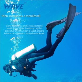 WAVE szabadmerüléses uszonyok – Anyag: TPR+PP; Márka: WAVE; Kategória: Egyéb; Mély merülésekhez
