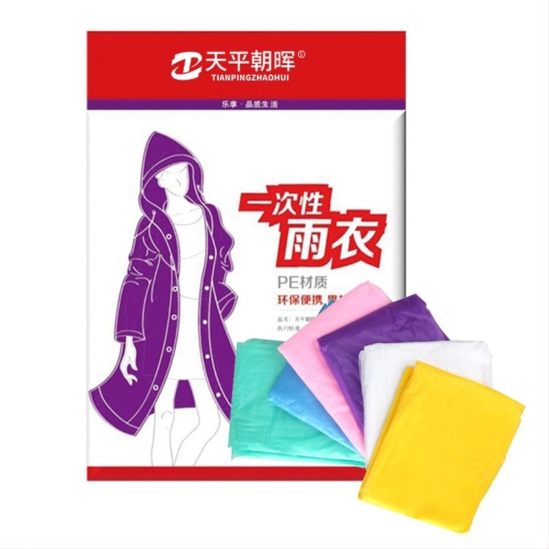 Egyszer használatos esőponcsó, hosszú, átlátszó, teljes testet fedő, viharra ellenálló