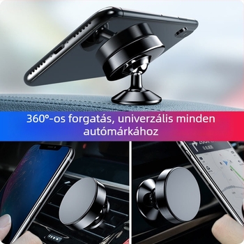 Autós telefon-tartó szellőzőnyílásra, ABS, többfunkciós, logó nyomtatás, magáncímkével