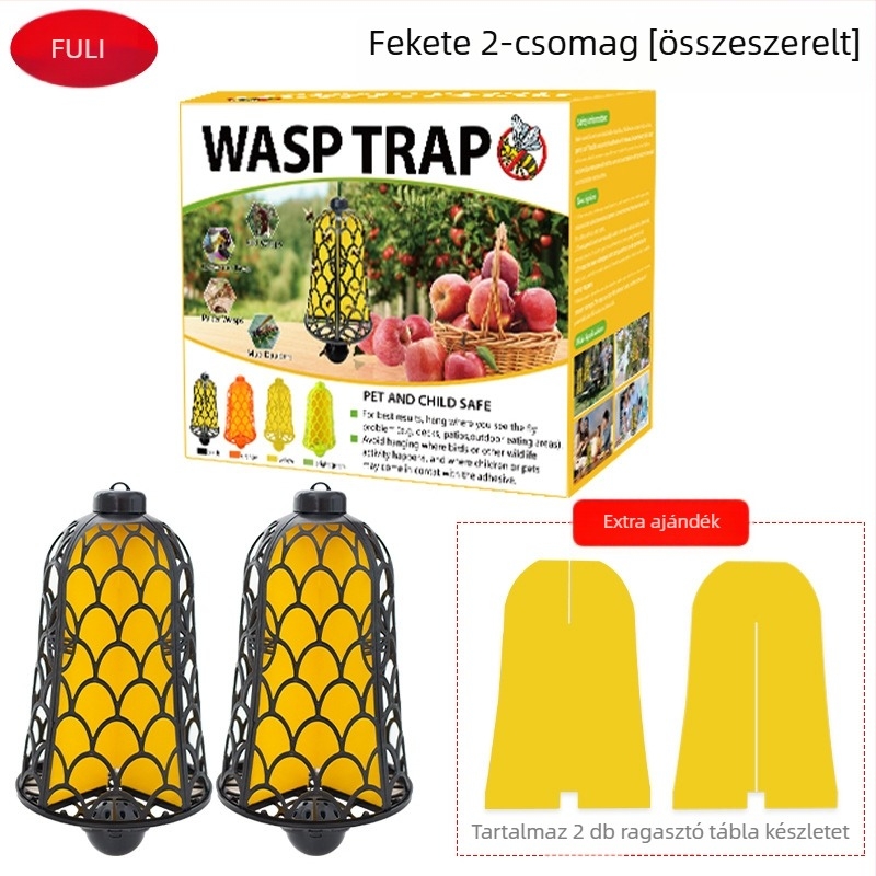 Méhcsapda — erős és tartós, PP anyagból; cél: méhek és legyek befogása; Márka: Blessing (Anyag: PP; Cél: méhek és legyek befogása; Márka: Blessing; Jellemzők: erős és tartós)