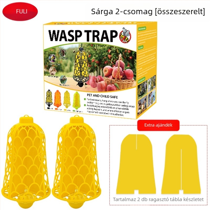 Méhcsapda — erős és tartós, PP anyagból; cél: méhek és legyek befogása; Márka: Blessing (Anyag: PP; Cél: méhek és legyek befogása; Márka: Blessing; Jellemzők: erős és tartós)