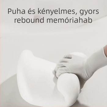 Memóriás autófej- és nyakpárna deréktámaszzal