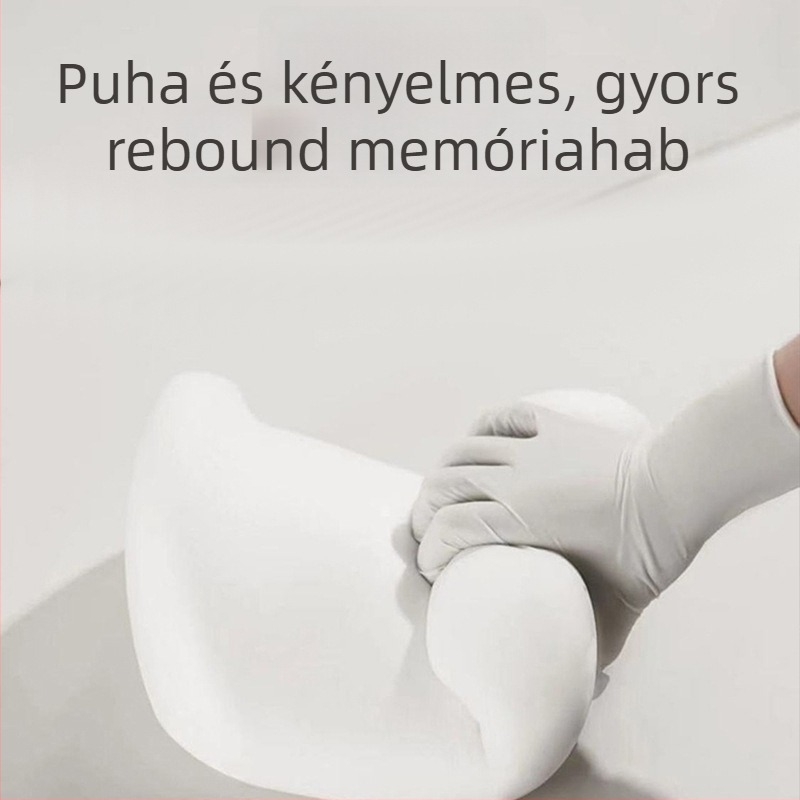 Memóriás autófej- és nyakpárna deréktámaszzal