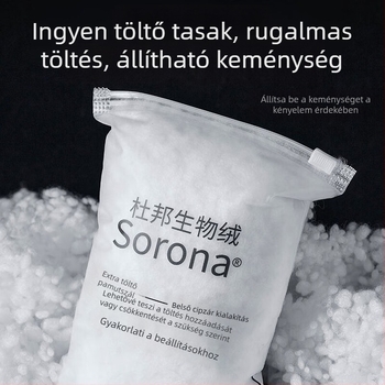 Universális autófejtámla párna nyak- és derék-támasz, perforált velúr bevonattal, bio fleece töltettel, minden évszakban, testreszabható