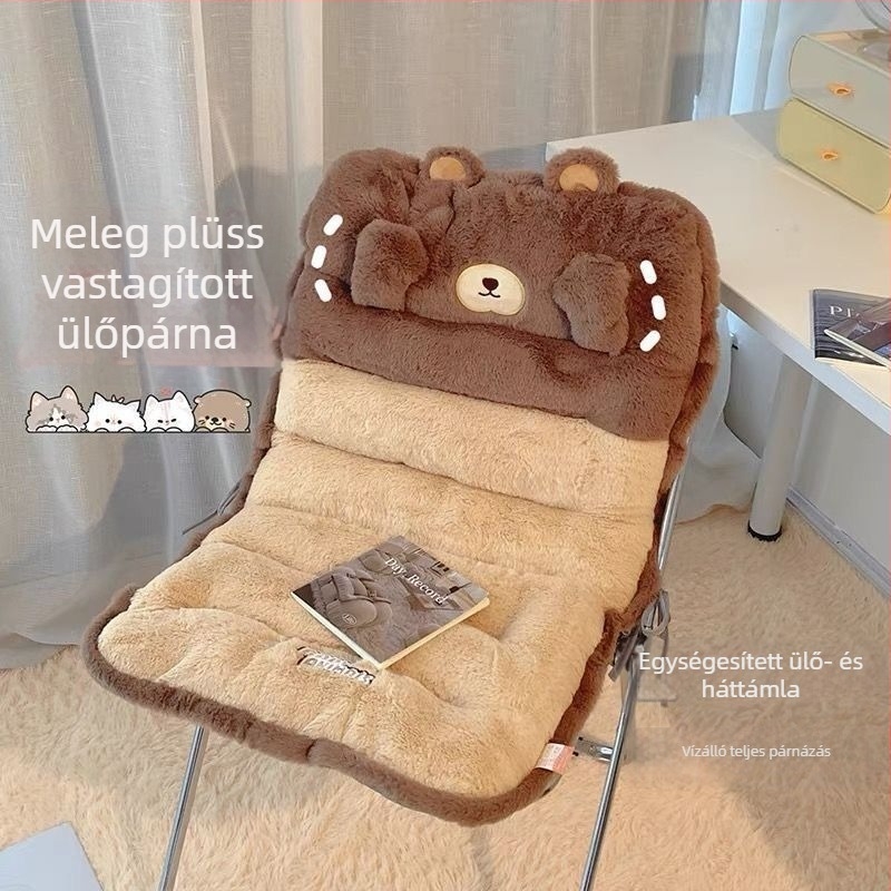 Ölelős párna hátsó támogató maggal — plüss külső, PP gyapot töltet, szövött anyag, egyszerű modern stílus (Termékszám: 4687469)