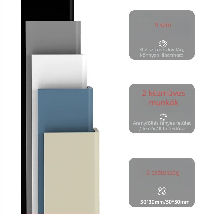 Sarokvédő a lépcső élére (PVC merev műanyag, ütközés elleni, csúszásgátló, vízálló, kopásálló)