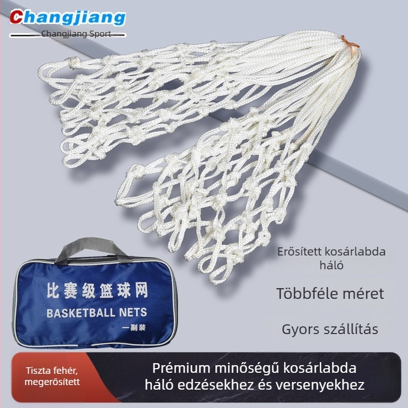 Kosárlabda háló – professzionális minőség, hosszabb háló, standard keret, tartós; Márka: Vickway; Súly: 0.5 kg; Anyag: 1326527568; Testreszabás: Igen