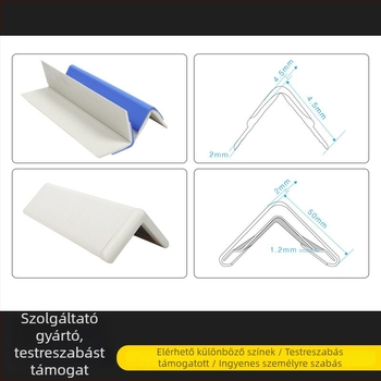 PVC műanyag sarokvédő falakhoz, kemény kivitelű, otthonok, kórházak és iskolák számára