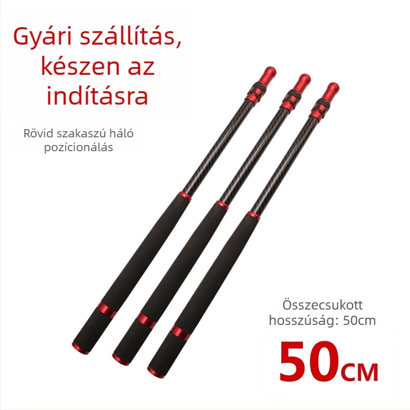 Szénszálas horgász háló rúd — Copy Net, licencelt magáncímke