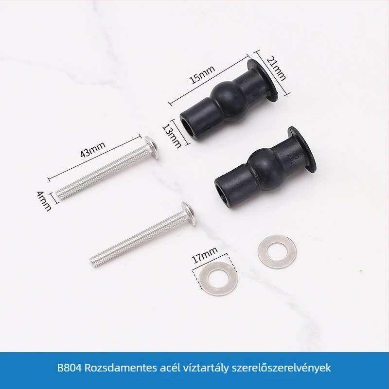 Split WC tartály fedél rögzítő csavar – réz és rozsdamentes acél, modellek B801/B802/B803/B804, márka Group Technology Bathroom, stílus Standard/Modern egyszerűség