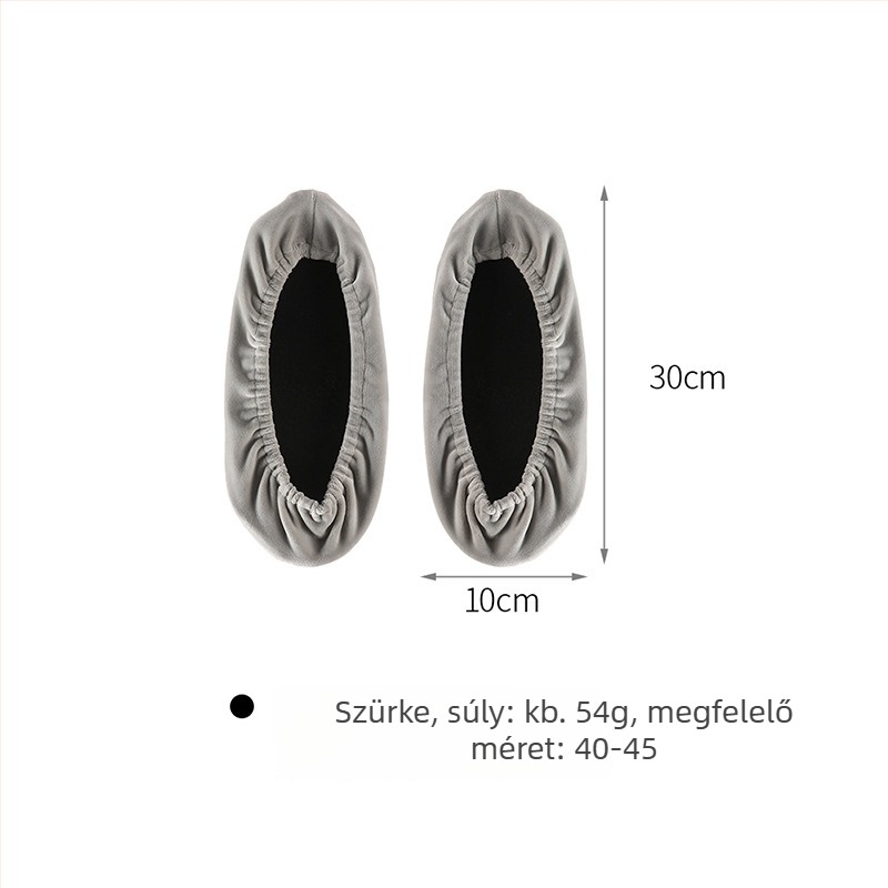 FaSoLa Velúr Háztartási Vastagított Papucsvédő – Belső használatra, csúszásmentes, kopásálló; Anyag: velúr; Csomagolás: 200 db.