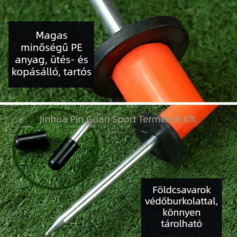 Futball-edzés segédeszköz – PVC anyagú, Crown márkás, testreszabható, futballhoz