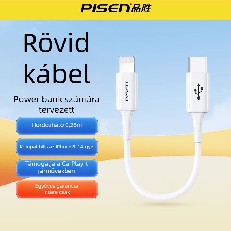 Szövött töltőkábel USB-C/Lightning/Micro USB gyors töltéshez, 60W