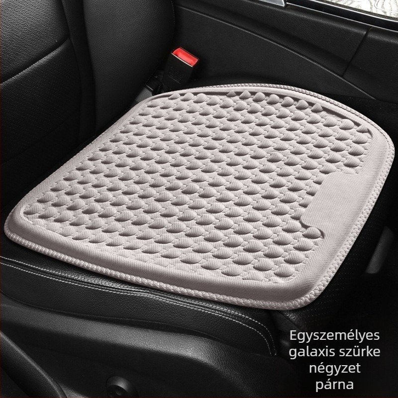 Autóüléshez való párna – légáteresztő gélháló, hűtőcellás gél és deréktámasz
