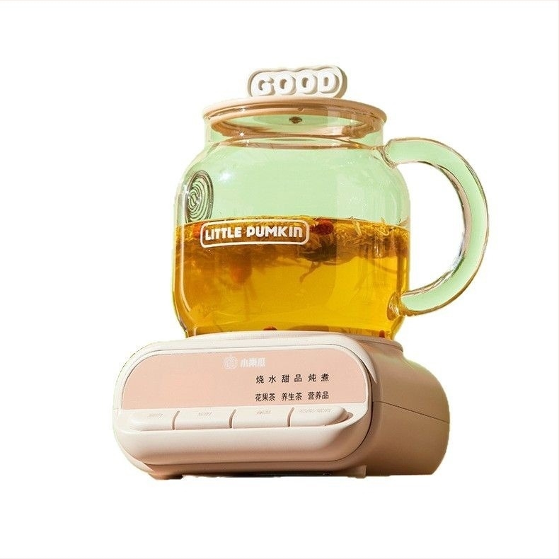 Egészségügyi kanna boroszilikát üvegből, 1 L kapacitás, 220V 500W, digitális termosztát, gombos vezérlés, modell F1