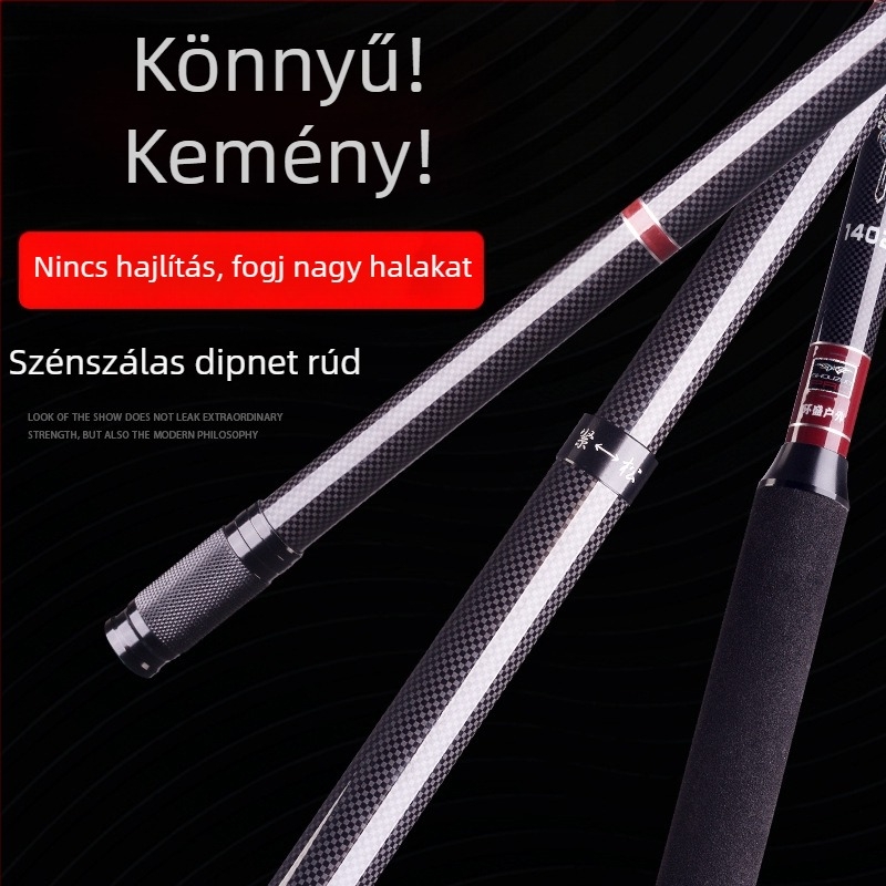 Szénszálas merítőnyél – Huansheng; Eredet: Kína; Anyag: Szén