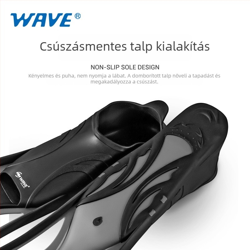 Wave Freediving Készlet — Állítható Maszk, Uszonyok és Szabályozó, PP+TPR