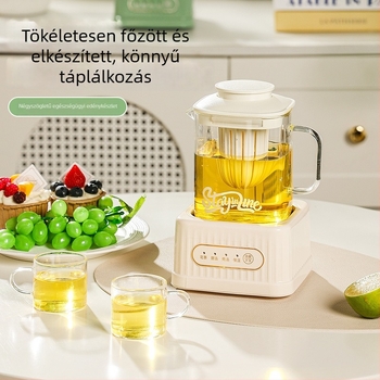 Üvegből készült Health Pot digitális termosztáttal, kapacitás 1–1,5 L, 220 V, 500 W, érintéses vezérlés