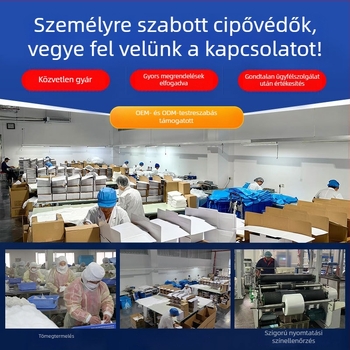 Egyszer használatos esővédő cipővédők gyerekeknek és diákoknak, vízálló, csúszásmentes, egyedi csomagolásban