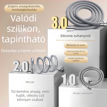 Szilikon zuhanycső, SE8696 modell, Zimani márka, könnyű luxus stílus