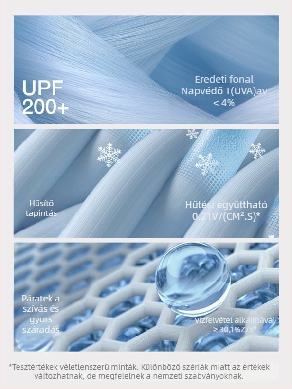 Női kapucnis UV-védelmi dzseki, UPF50+, könnyű és lélegző nylon anyagból