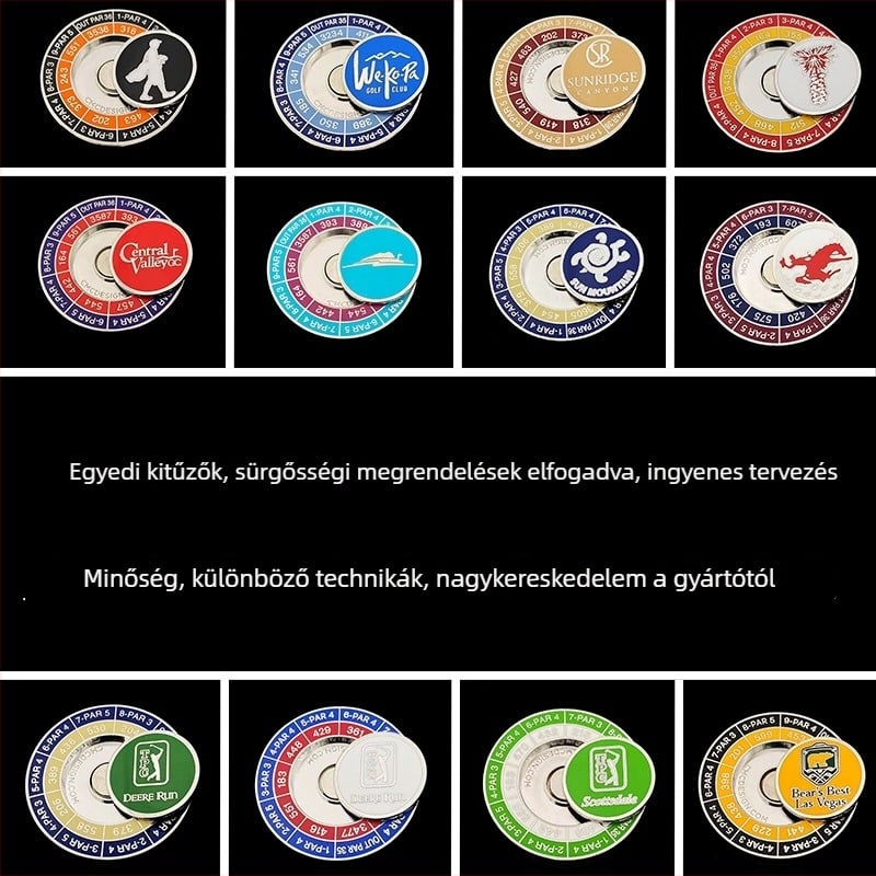 Kétoldalú döntési érme – fémötvözet, geometriai forma, 1 chip, PP zacskóban, üzleti ajándék, modern letisztult stílus