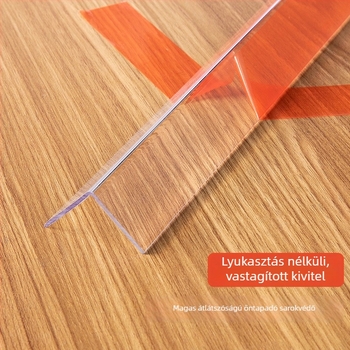 Átlátszó fal-sarkvédők, öntapadós, fúrás nélkül, dekoratív sarok matricák (Származás: Yiwu; Cikkszám: 12345678; Kereskedelmi kivitel: Igen; Márka: Egyéb; Importált: Nem)