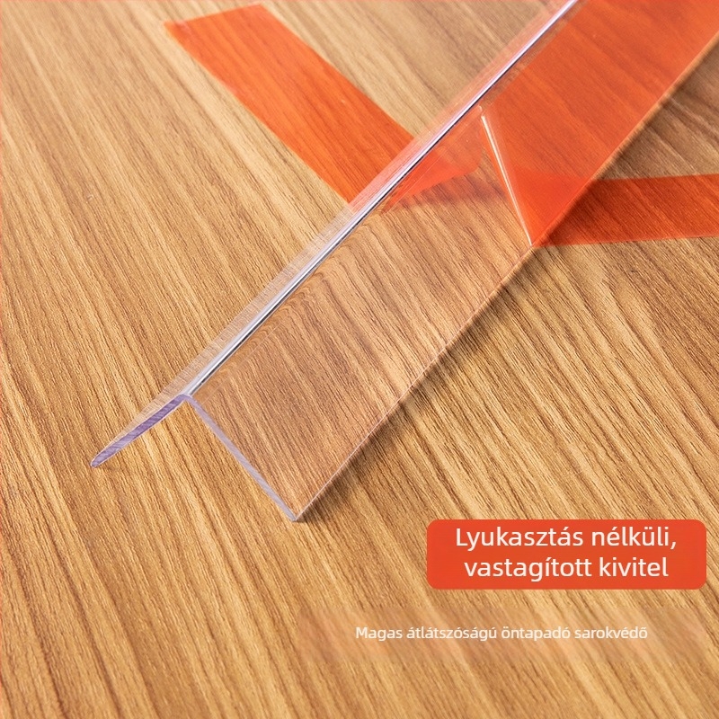 Átlátszó fal-sarkvédők, öntapadós, fúrás nélkül, dekoratív sarok matricák (Származás: Yiwu; Cikkszám: 12345678; Kereskedelmi kivitel: Igen; Márka: Egyéb; Importált: Nem)
