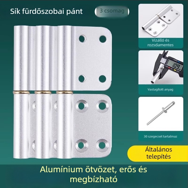 Rozsdamentes acél ajtópánt, HYMD modell, Márka: Neck Strength, Stílus: modern minimalizmus, Anyag: rozsdamentes acél