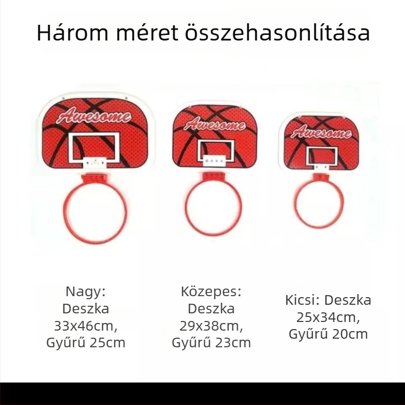 Avati gyerekeknek készült felfüggeszthető kosárlabda tábla beltéri használatra, csendes, fúrás nélkül — Anyag: Egyéb; Eredet: Zhejiang; Márka: Avati; Kategória: Kosárlabda tábla; Labdakeret