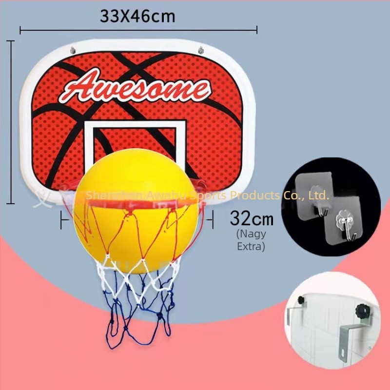 Avati gyerekeknek készült felfüggeszthető kosárlabda tábla beltéri használatra, csendes, fúrás nélkül — Anyag: Egyéb; Eredet: Zhejiang; Márka: Avati; Kategória: Kosárlabda tábla; Labdakeret