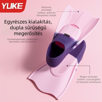 Szilikon rövid uszonyok úszás-edzéshez – Yuke JP624