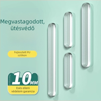 Szilikon ütközésgátló sáv ajtókilincshez és szekrények ajtóihoz, 2 darabos készlet, Shouli