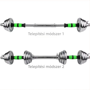 Jinbo Sports öntöttvas súlyzó összekötő rúd – otthoni edzéshez, fitness berendezés kiegészítő