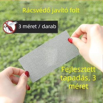 Szúnyogháló ablak javító folt – öntapadós, lélegző, egyszer használatos