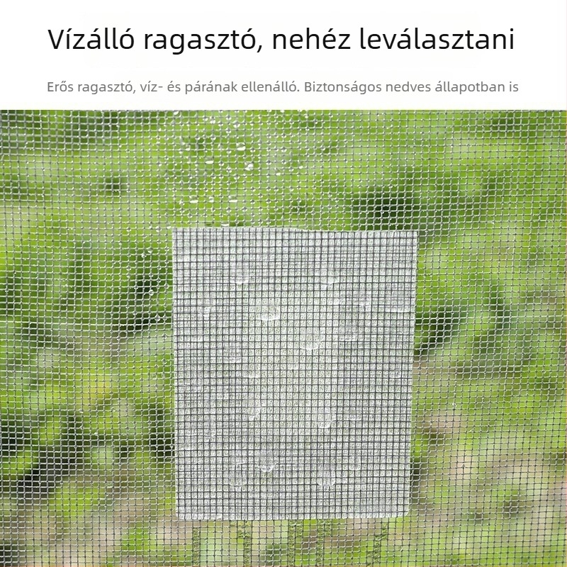 Szúnyogháló ablak javító folt – öntapadós, lélegző, egyszer használatos
