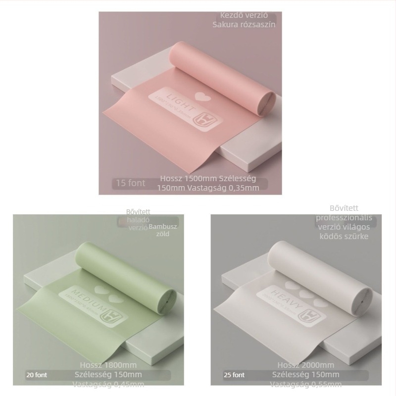 Jógaellenállás-szalag otthoni használatra – anyag: TPE, márka: WOSWEIR