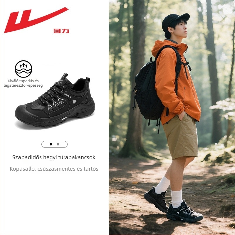 Utazócipők — Reebok, Gyorsan száradó, Kényelmes (Felső: TPU+Műbőr+Szövet; Zárás: Fűzők; Talpbetét: PU)