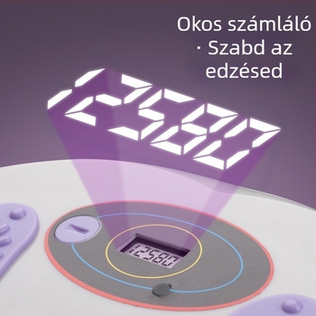 Derékcsavaró korong intelligens számlálóval, mágneses gömbök, PP anyag (testformálás és fogyás)