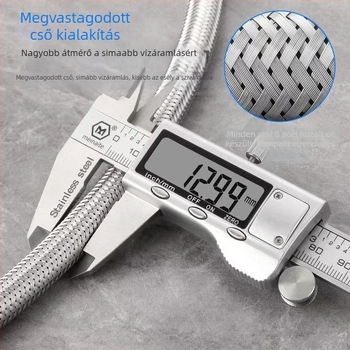 304 rozsdamentes acél hálózott vízbevezető tömlő, modell 00, nominális nyomás 1.0, Yellow Nest márka, modern stílus