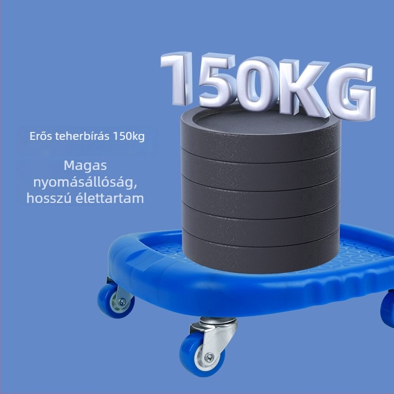 Hasizom edző korong DL-858, 740 g, nem összecsukható, csúszó korong dizájnnal, irodai és otthoni használatra