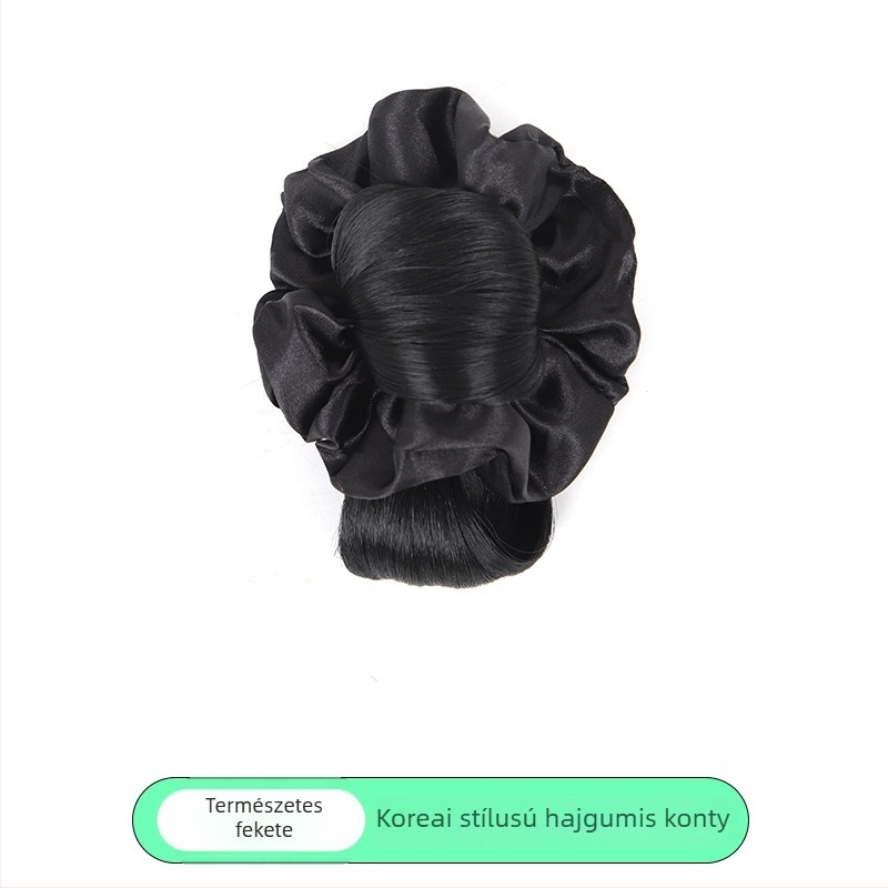 Női kontyparóka – hőálló selyem, rövid hajhossz, nem festhető vagy permanens feldolgozás