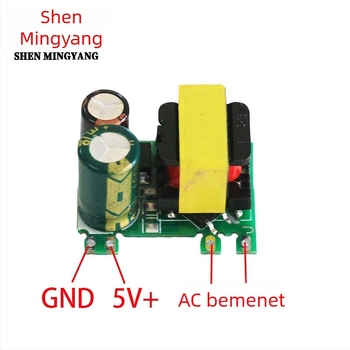 5W izolált AC-DC kapcsolóüzemű tápegység, bemenet 110–220V, kimenet 5V/1A és 12V/0.5A