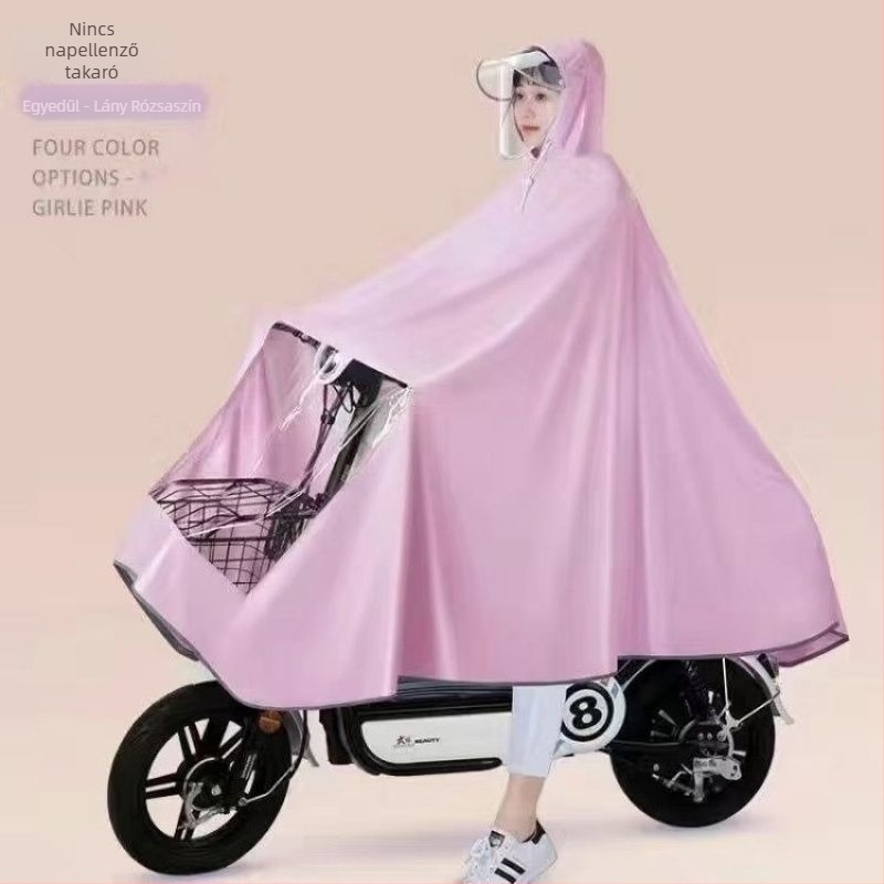 Esőponcsó motorkerékpárra/robogóra – Oxford szövet, vastag textúra, felnőtteknek