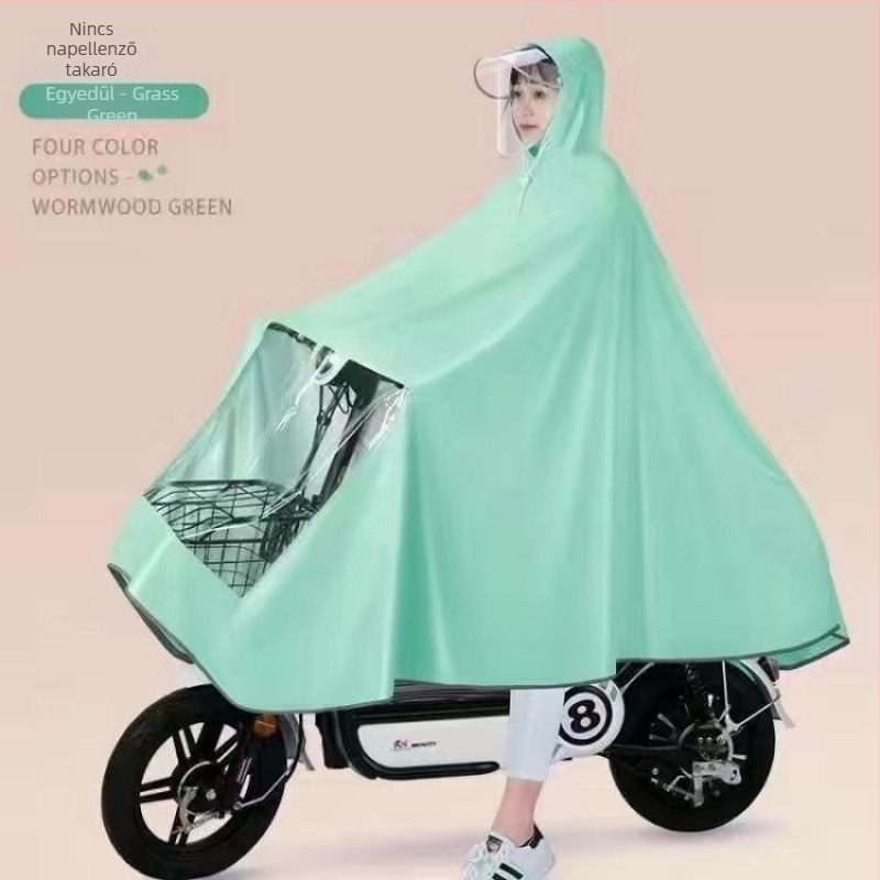 Esőponcsó motorkerékpárra/robogóra – Oxford szövet, vastag textúra, felnőtteknek