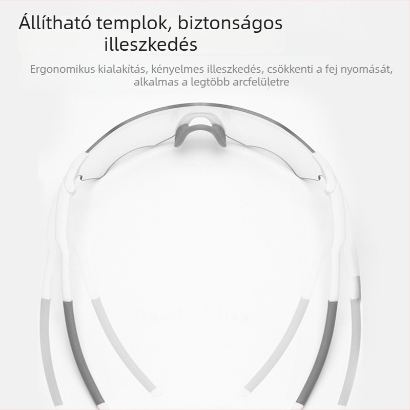 Kerékpáros szemüveg nappal- és éjszaka használatra, UV védelem, TR90 ultra könnyű, fotokromikus lencsék